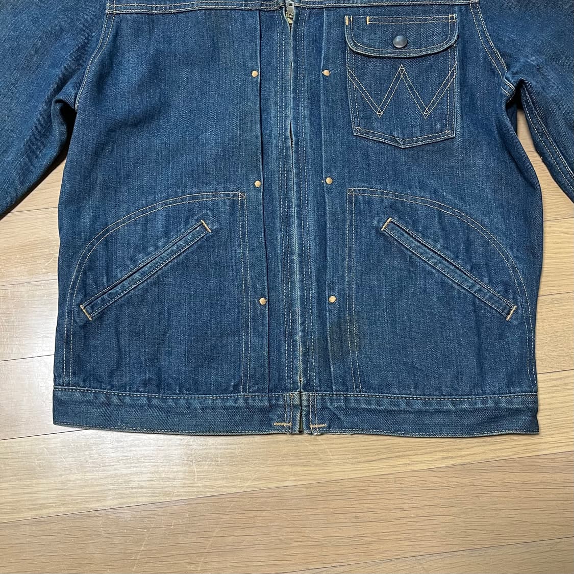 랭글러 11MJZ 데님 자켓 블루벨 상품이미지8