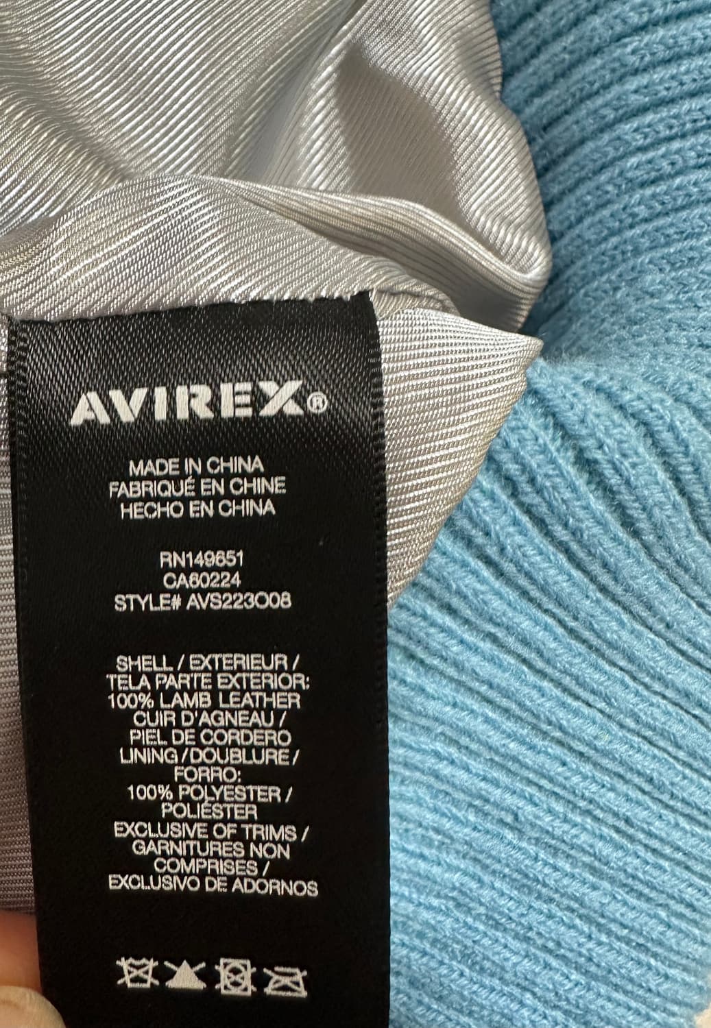 Avirex 한정판 클래식 양가죽 자켓 상품이미지5