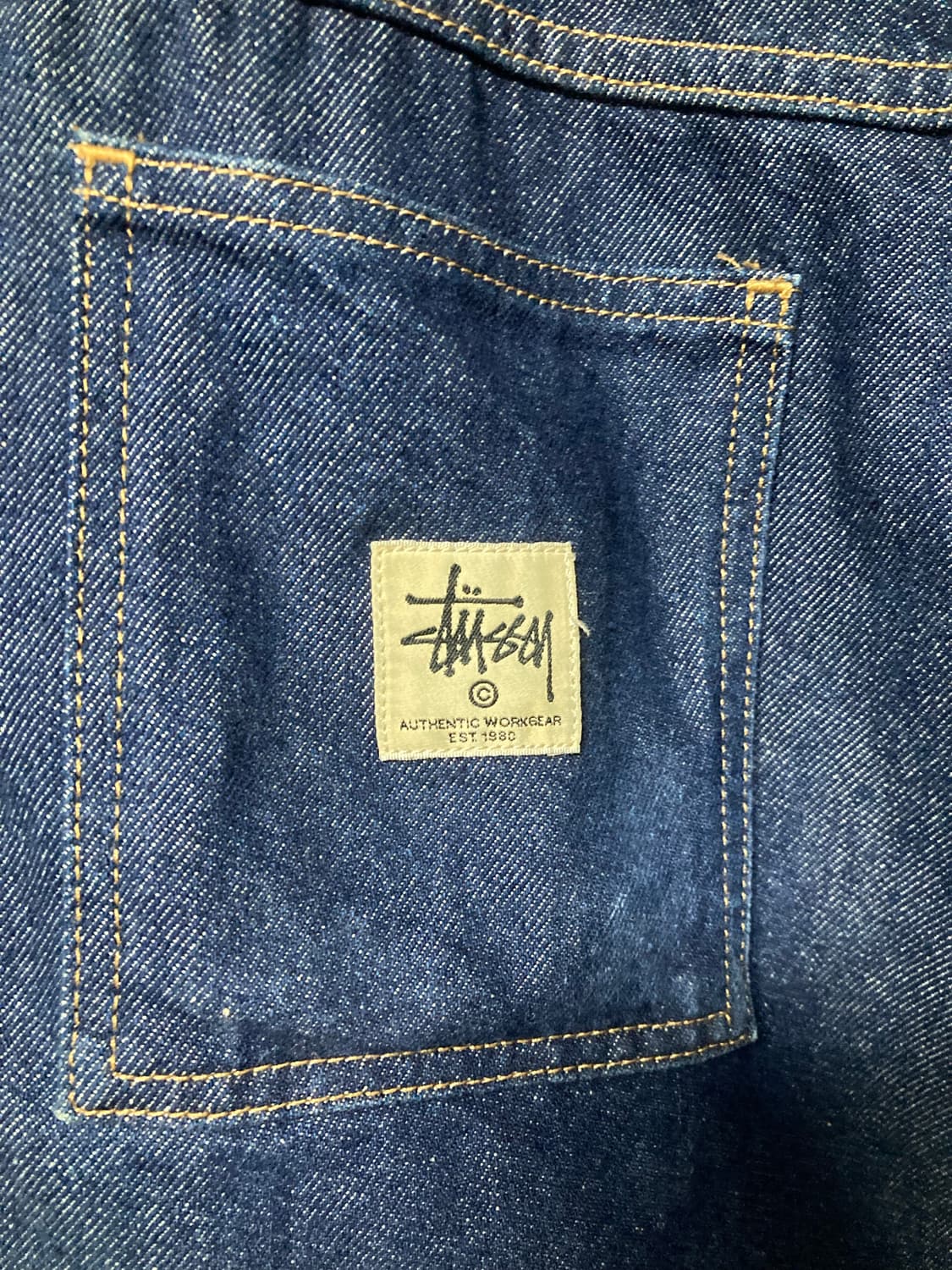 스투시 집업 워크자켓 (데님) 상품이미지4