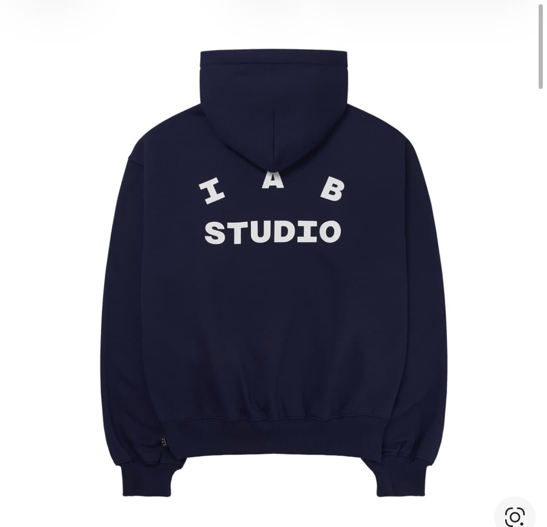 [새상품] 아이앱 스튜디오 아이앱 오리지널 후드 네이비 상품이미지3