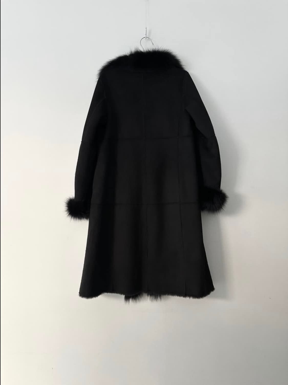 Chic fox fur muston jacket / black 상품이미지4