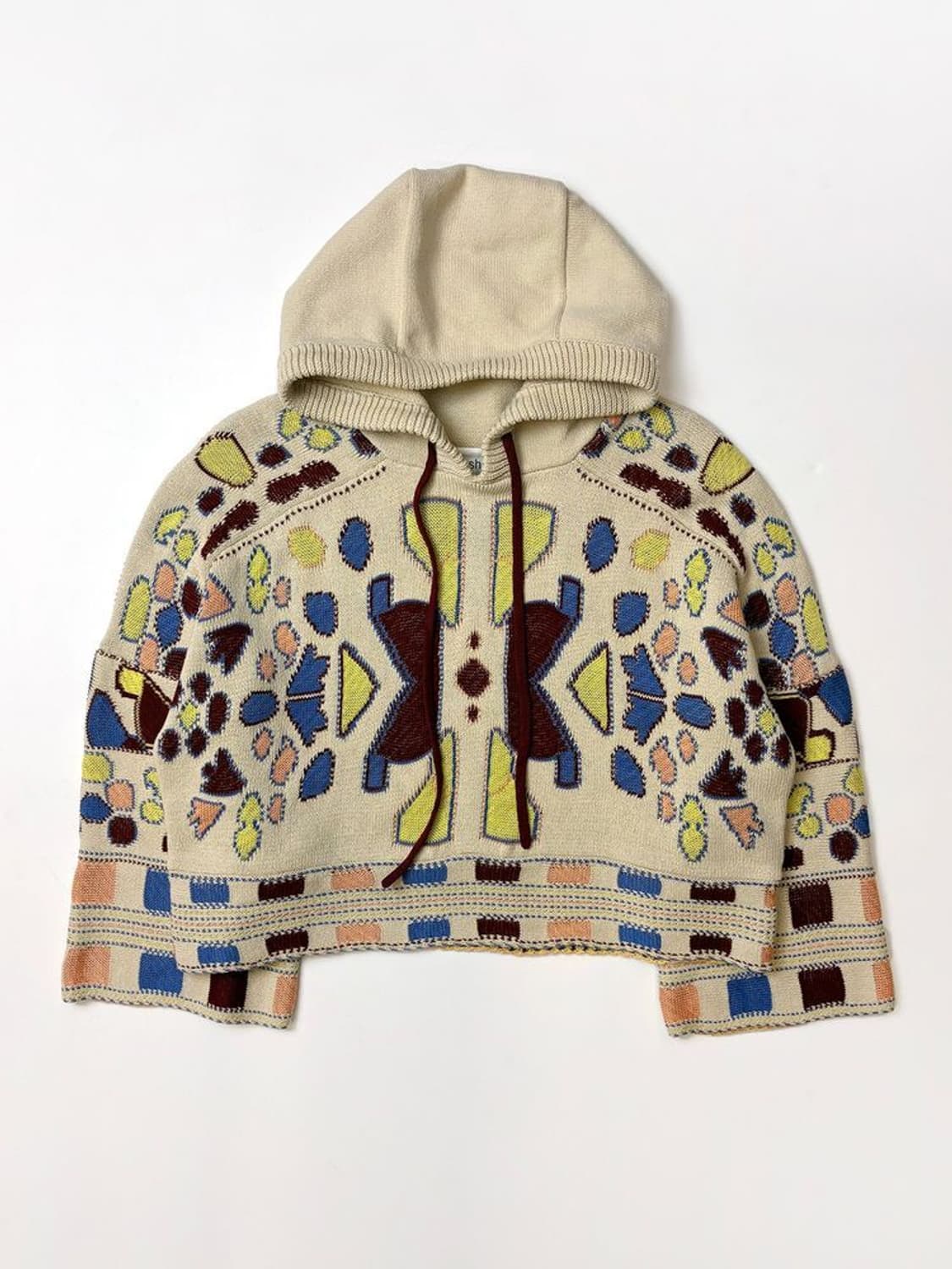 바쉬 23ss 크롭 패턴 스웨터 후드티 PN5160 상품이미지1