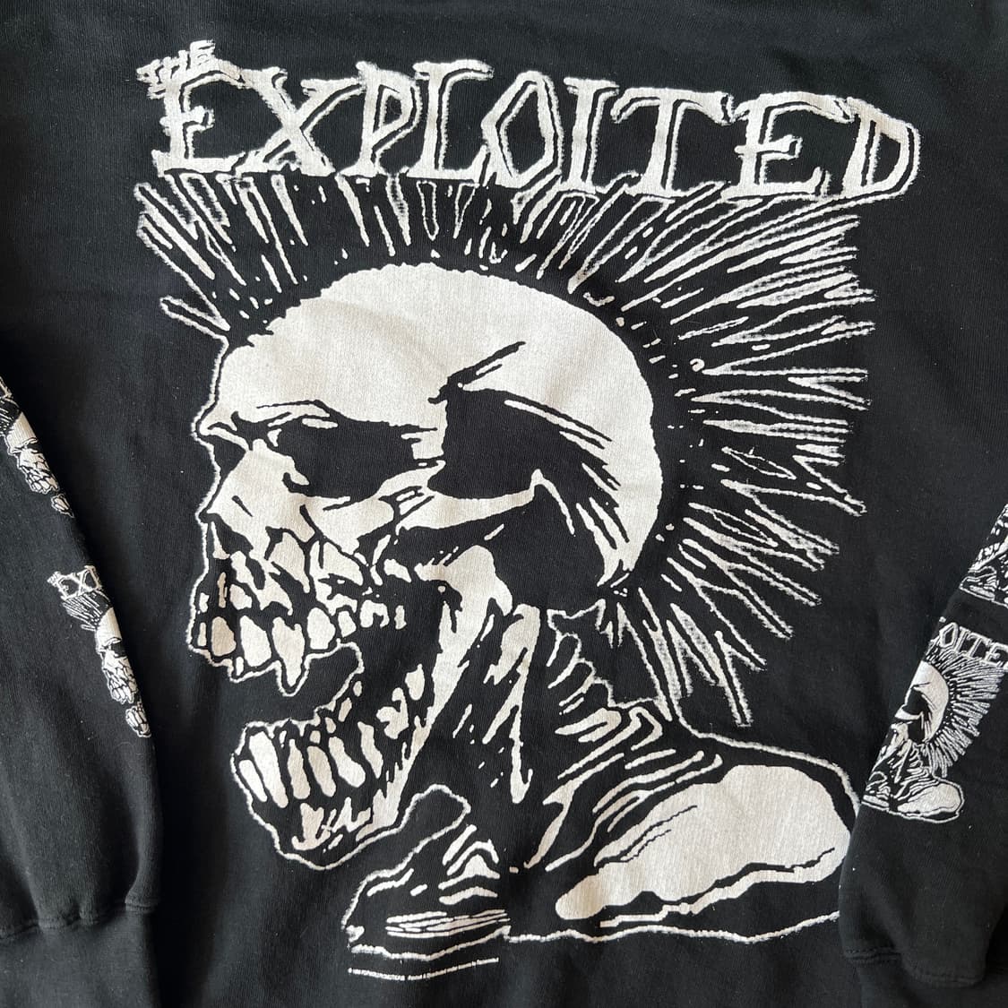 빈티지 90s The Exploited 후드 스웻셔츠 상품이미지5