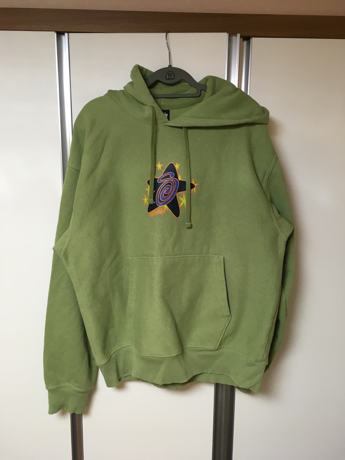 Stussy 스투시 갤럭시 후드 그린 상품이미지4