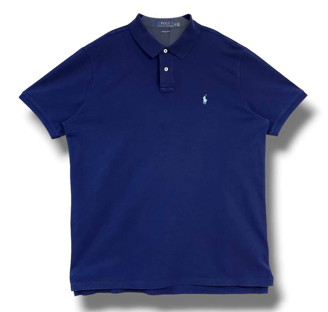 [XL] 폴로 네이비 스카이블루포니 반팔카라티 상품이미지2