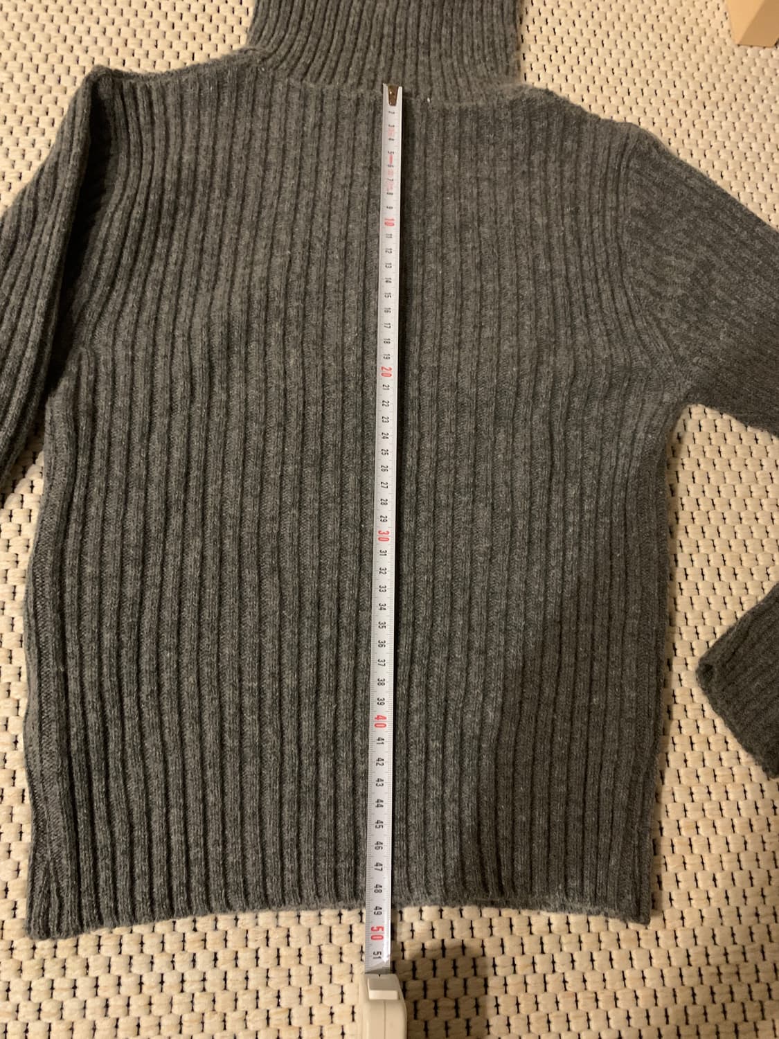 문선 바라클라바 니트 그레이 M 상품이미지7