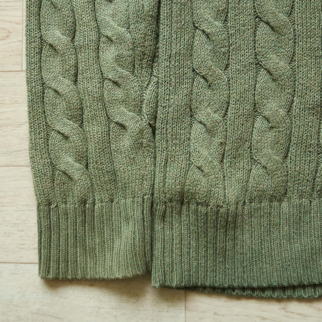 폴로 랄프로렌 올리브 꽈배기 니트 상품이미지6