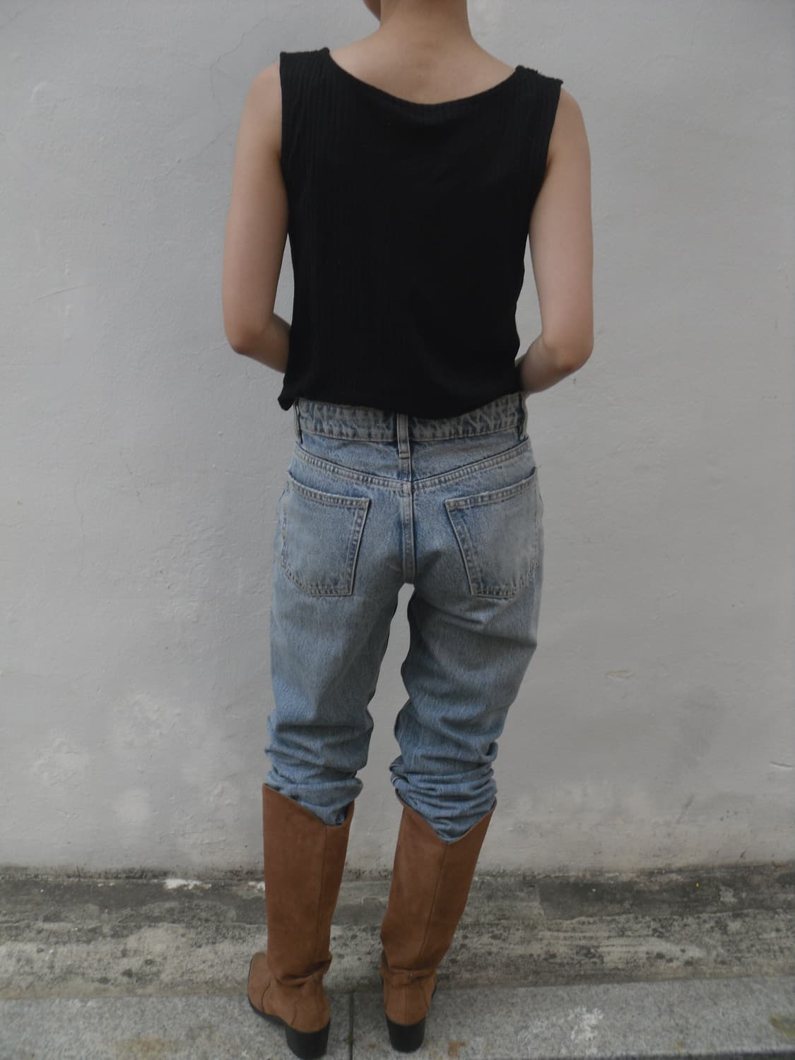 Flower details sleeveles 상품이미지3