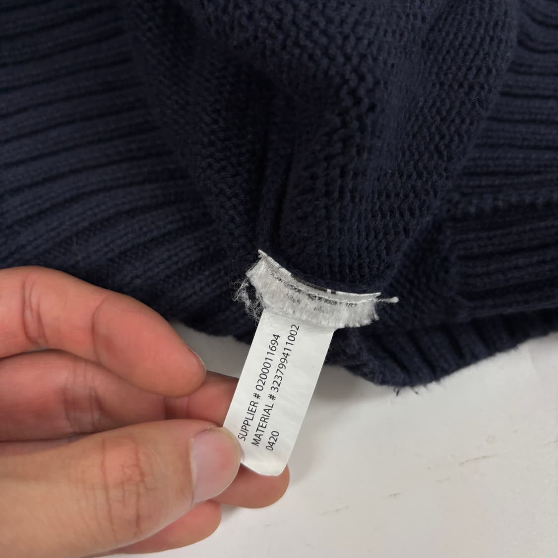 폴로 니트 집업 상품이미지7