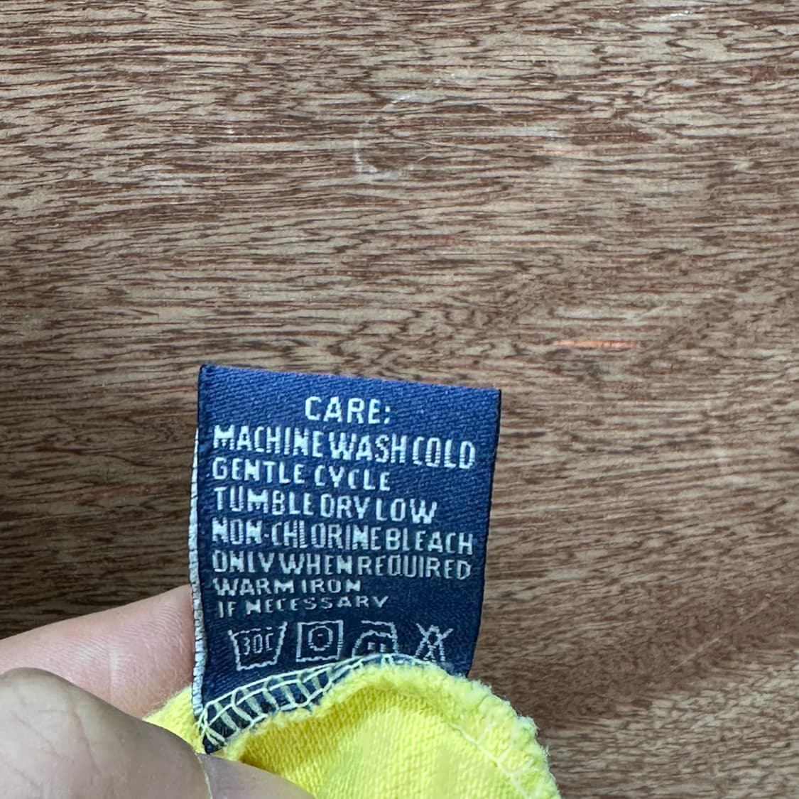 폴로 랄프로렌 긴팔 카라티 옐로우 L 상품이미지6