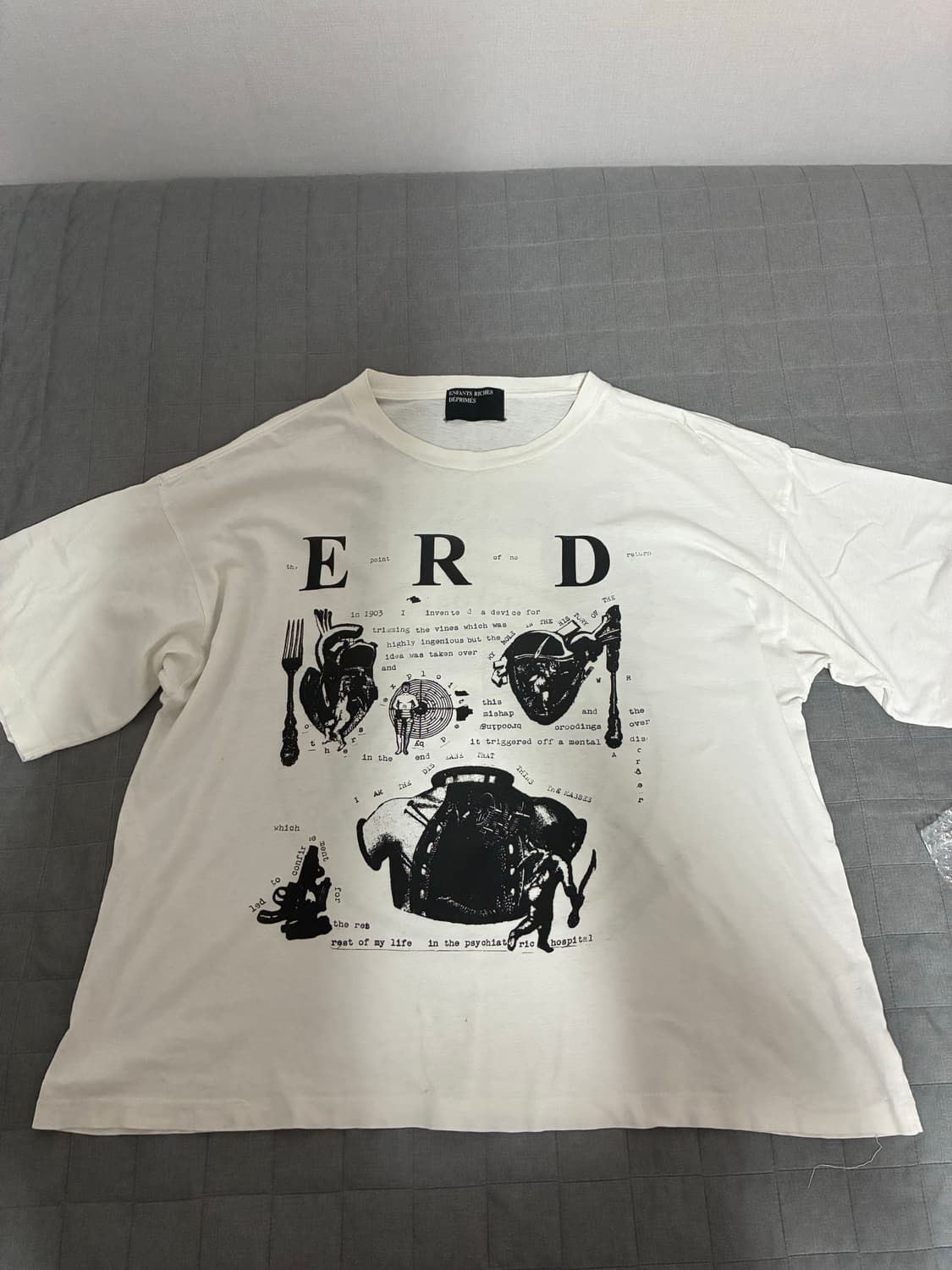 [S] 앙팡리쉬데프리메 ERD 마이롤인더워 반팔 티셔츠 상품이미지2