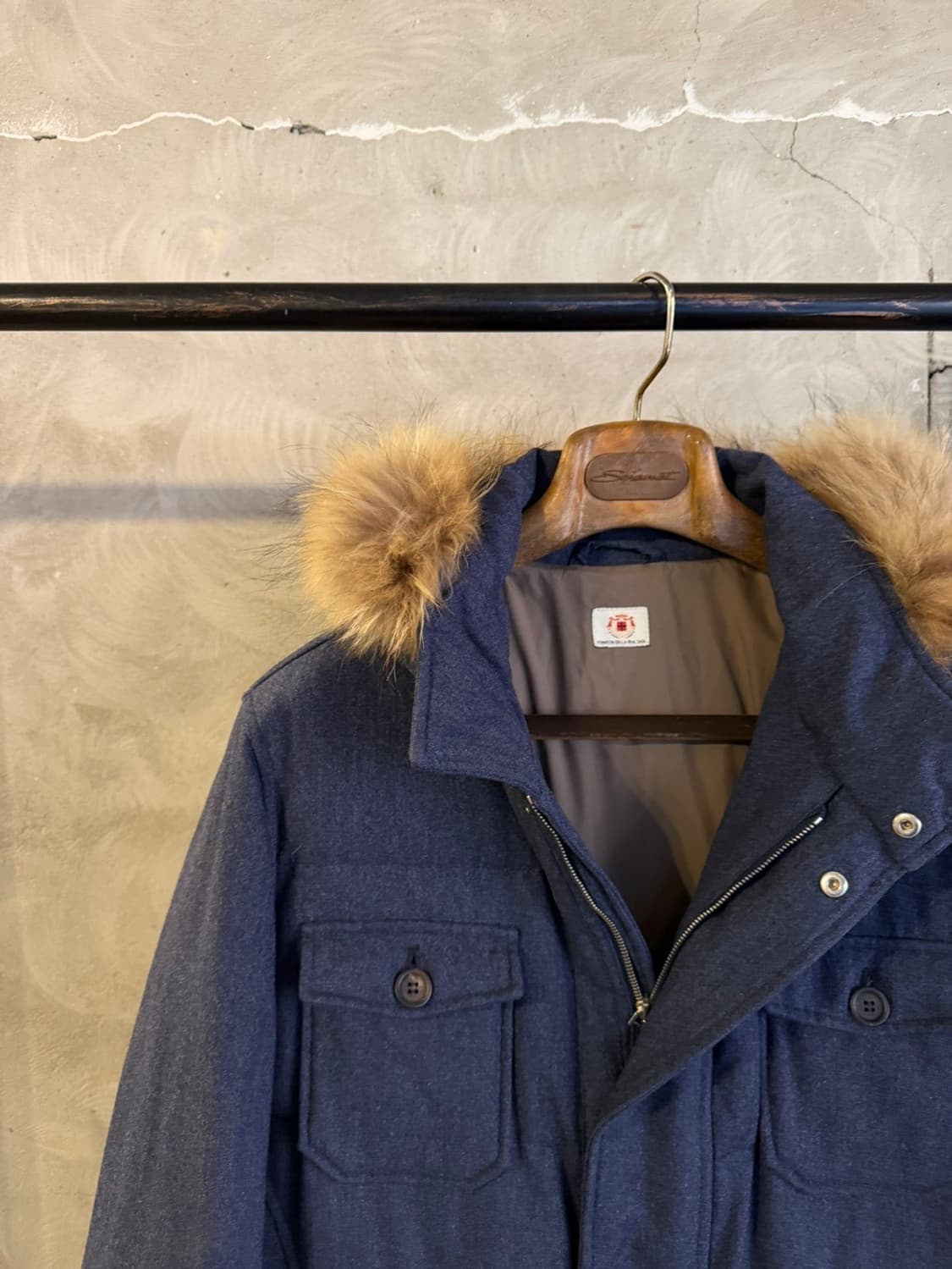 루이지 보렐리 구스다운 패딩 자켓 105 상품이미지7