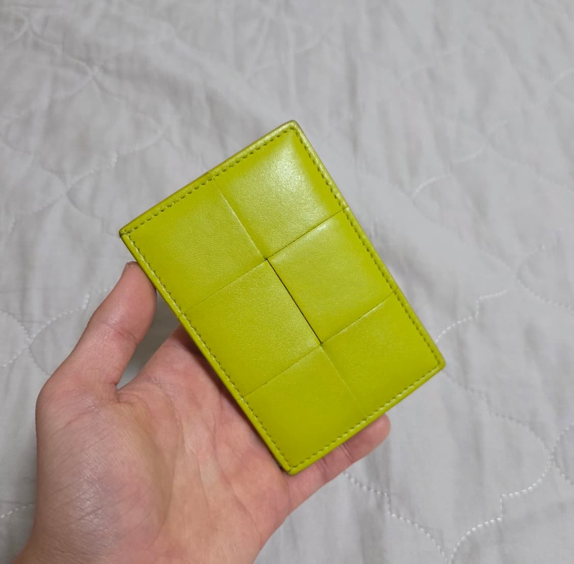 보테가베네타 카세트 카드지갑 키위 상품이미지1