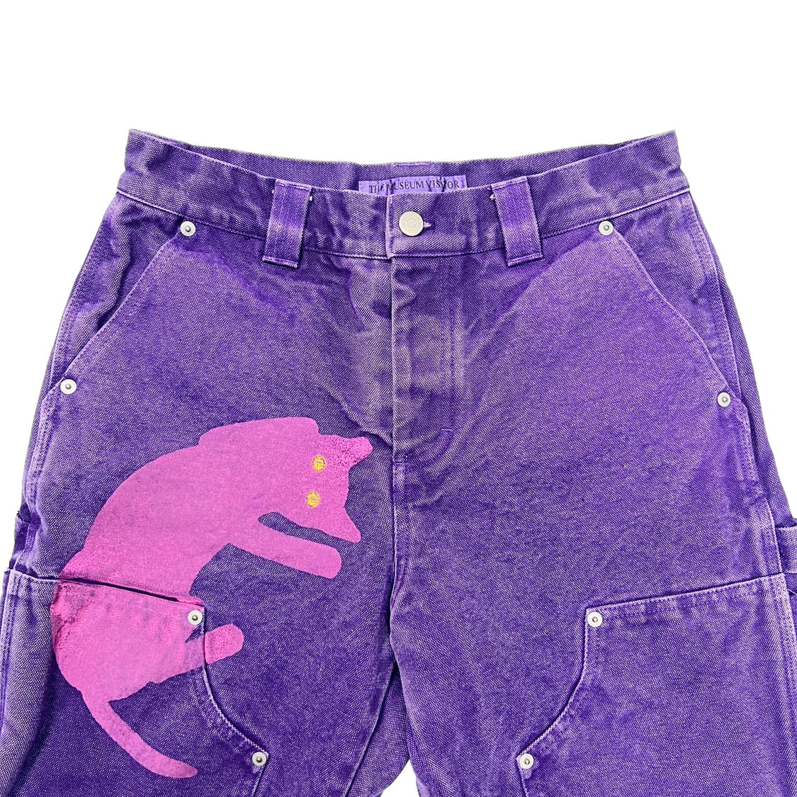 더 뮤지엄 비지터 CAT PRINTED DYEING SHORTS (S) 상품이미지2
