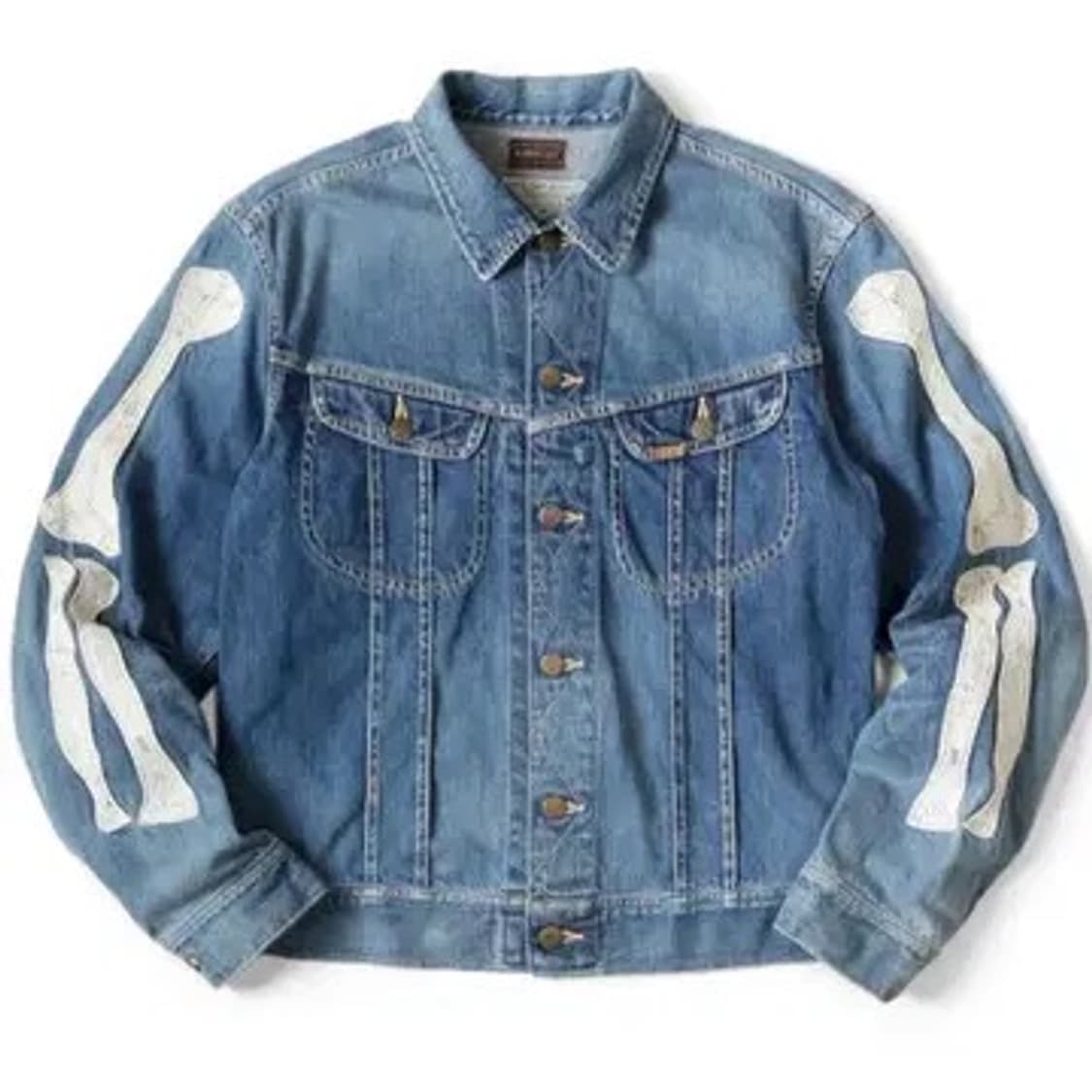 캐피탈 본 데님 자켓 연청 44->46, 48 사이즈로 교환합니다 상품이미지2