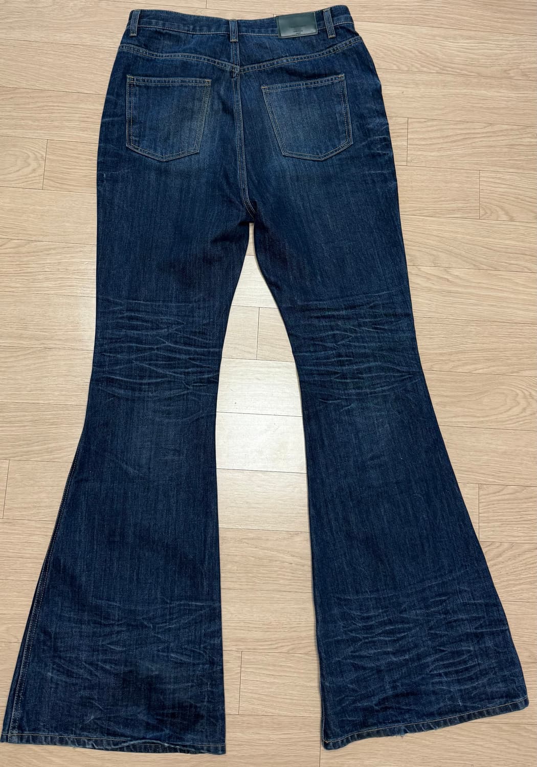 언더마이카 플레어 데님 인디고 블루 2사이즈 상품이미지3