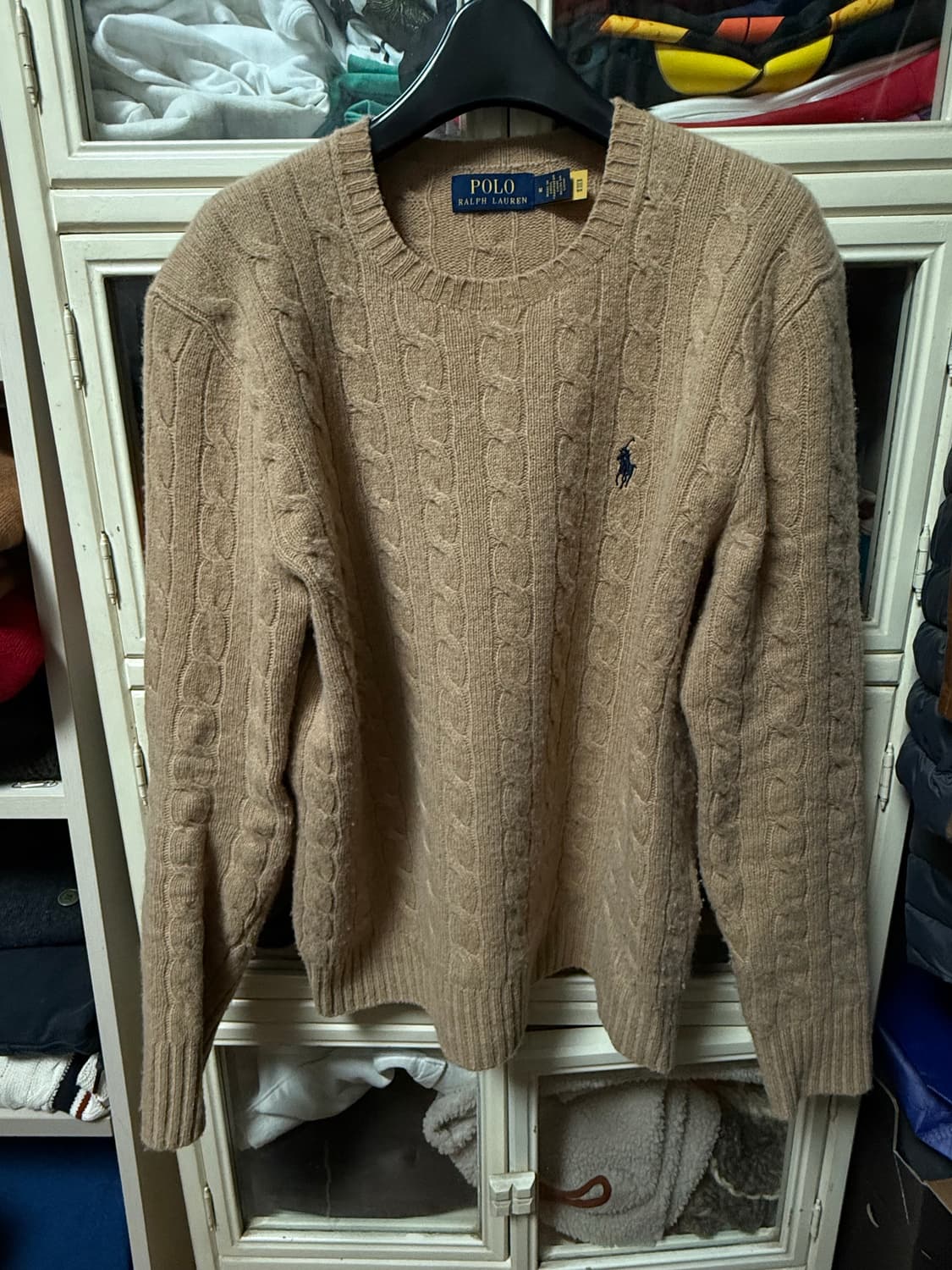 [사용감 적음] 폴로 랄프로렌 울 캐시미어 니트 m(95-마른100) 상품이미지1