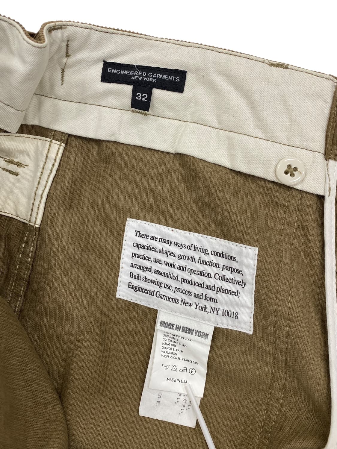 엔지니어드 가먼츠 코듀로이 퍼티그 팬츠  상품이미지10