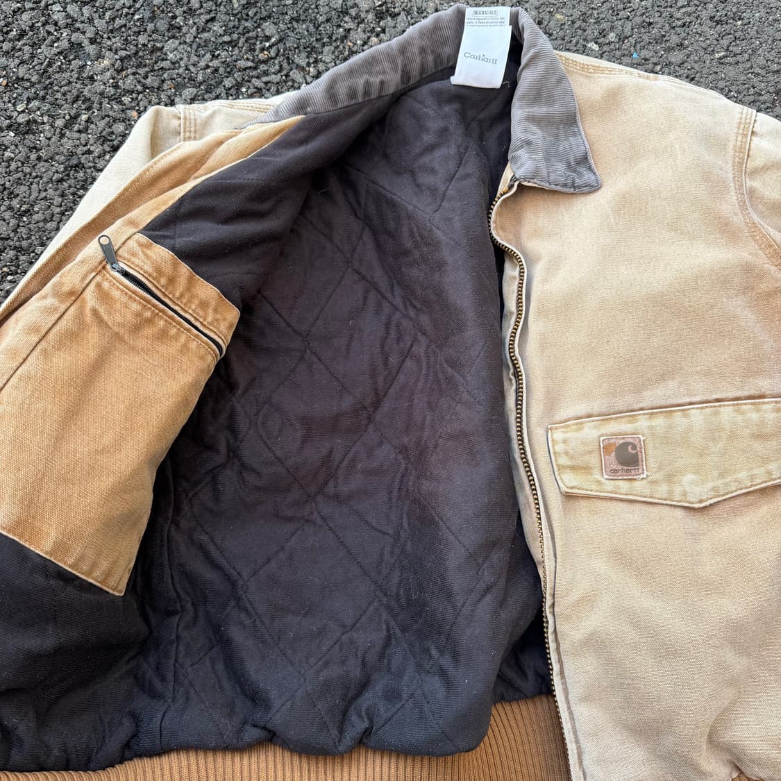 빈티지 칼하트 J165 BRN 워크 자켓 M 상품이미지9