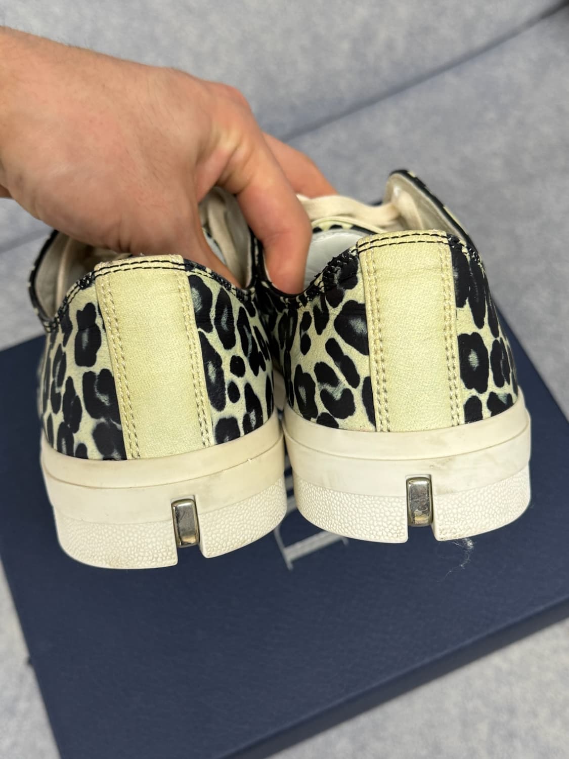 알렉산더 맥퀸 레오파드 남성 스니커즈 40 상품이미지5