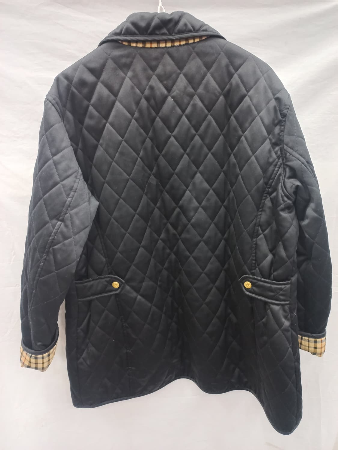 DAKS 퀼팅 자켓 블랙 95 상품이미지2