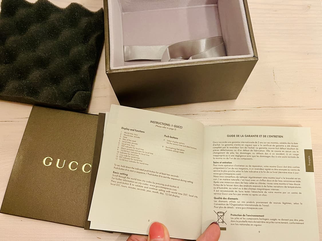 새제품 구찌 시계GUCCI #2047L 골드 바겔 /정품 미착용  상품이미지5