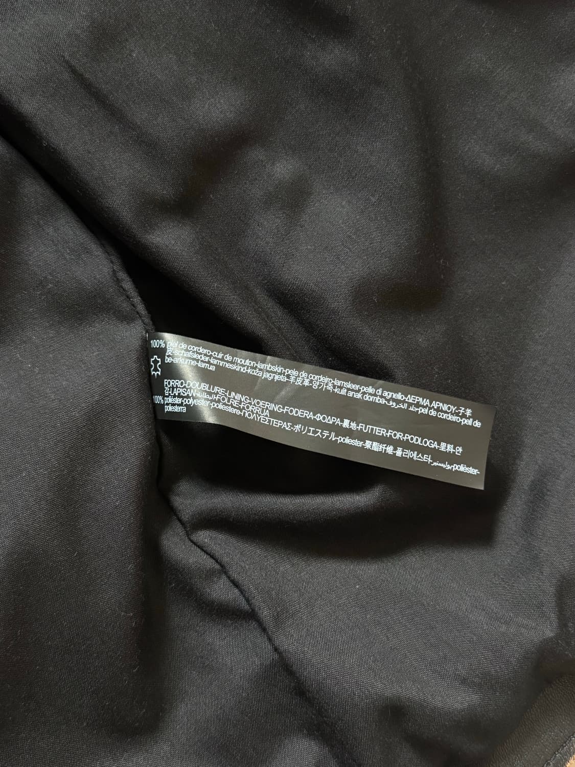 자라 리얼레더 양가죽 자켓 xl 상품이미지4