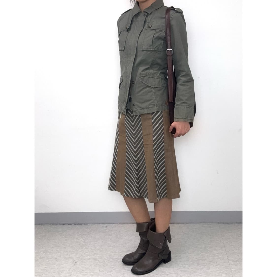 빈티지 카키 필드 자켓 y2k 상품이미지3