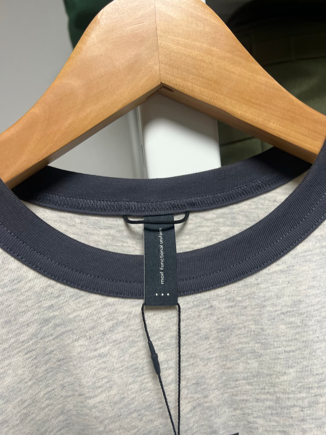 새상품,3) 25ss 모이프 RINGER H/S TEE / HEATHER 상품이미지3