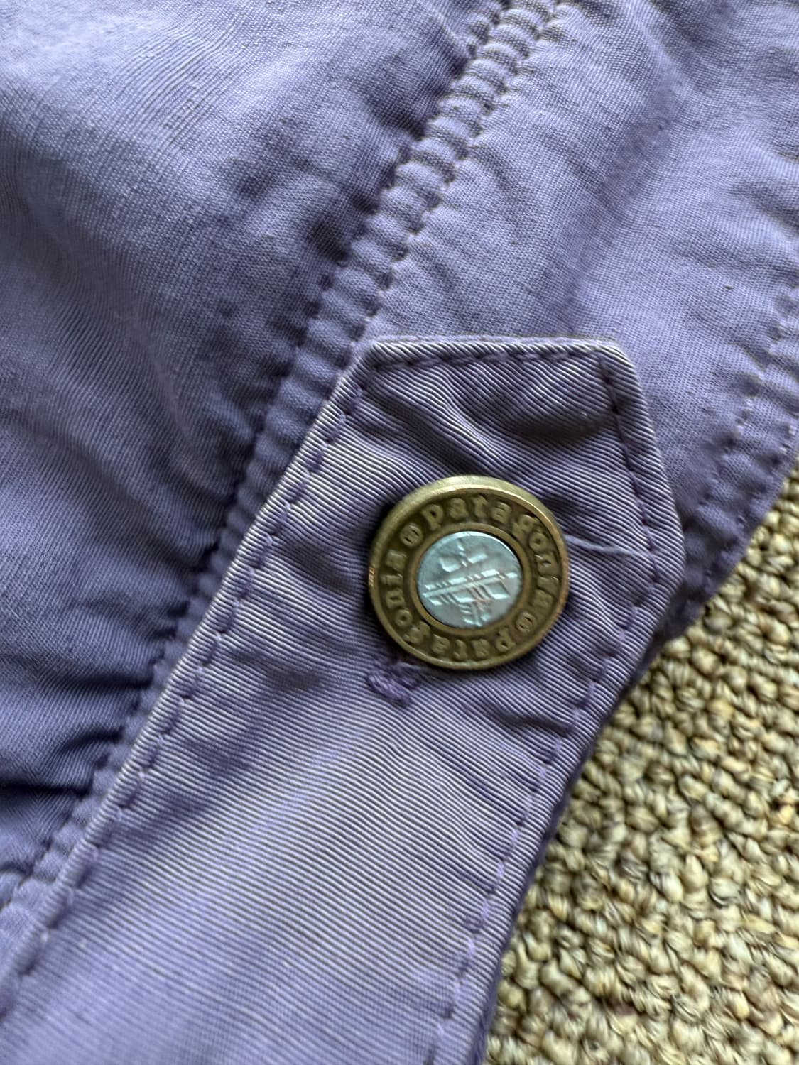 90s MADE IN USA 파타고니아 퍼플 플리스 봄버 라이닝 자켓 상품이미지7