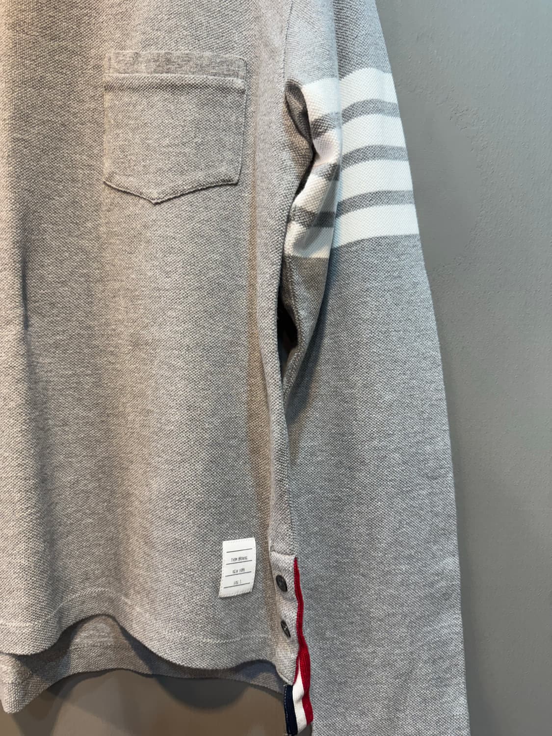 톰브라운 와플 티셔츠 상품이미지2