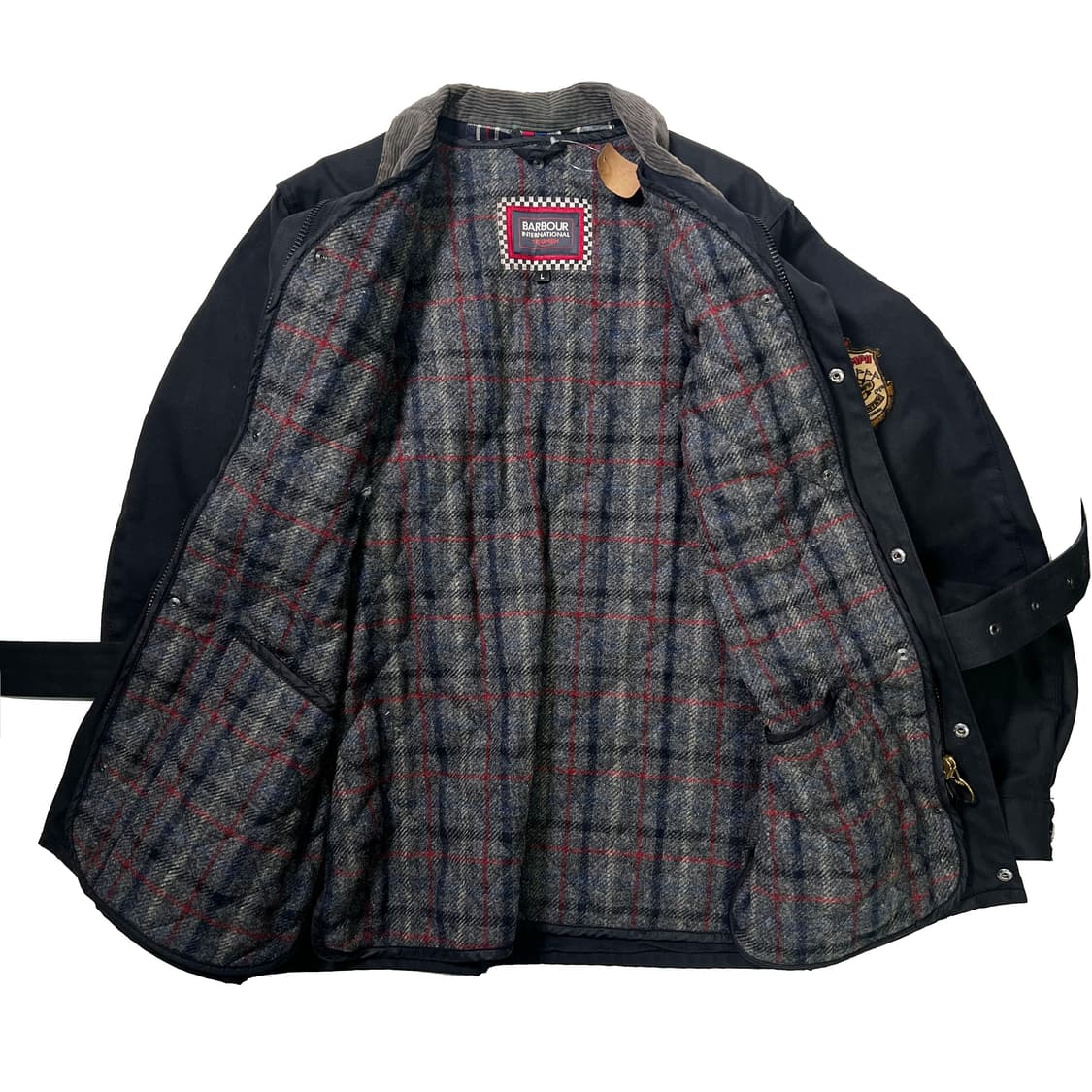 바버 인터네셔널 X 트라이엄프 왁스 자켓 (L) 상품이미지7