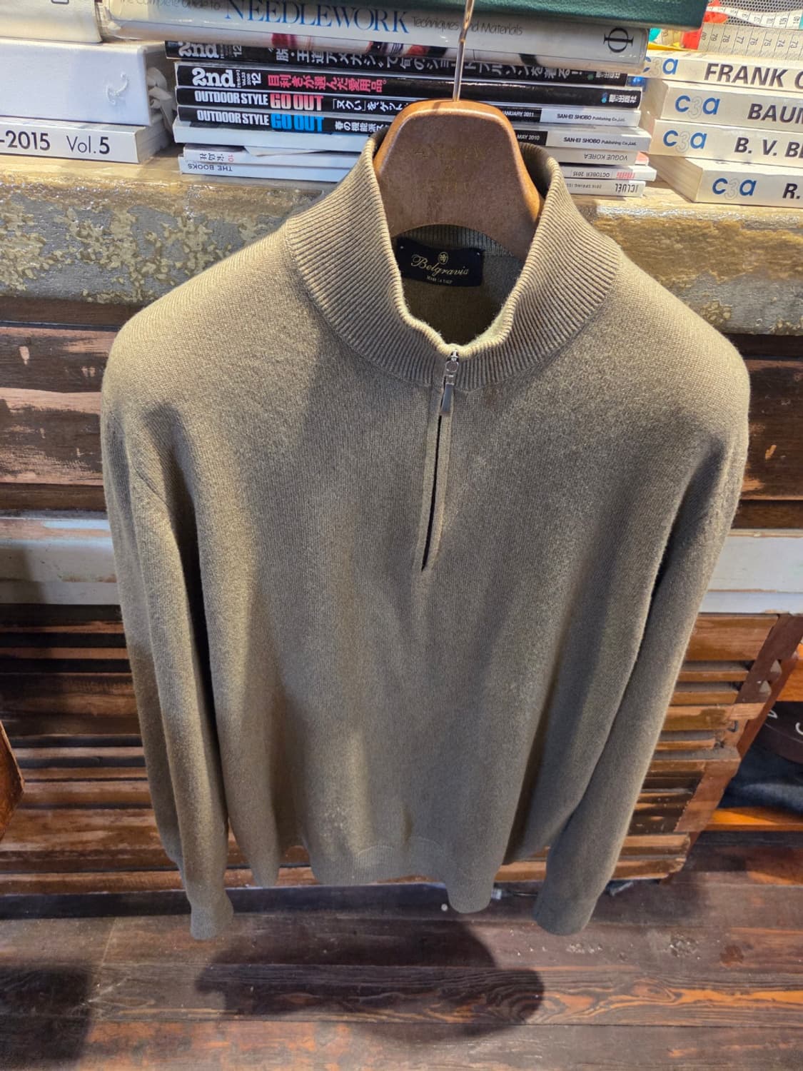 이탈리아 브랜드 벨그라비아 캐시미어니트 상품이미지1