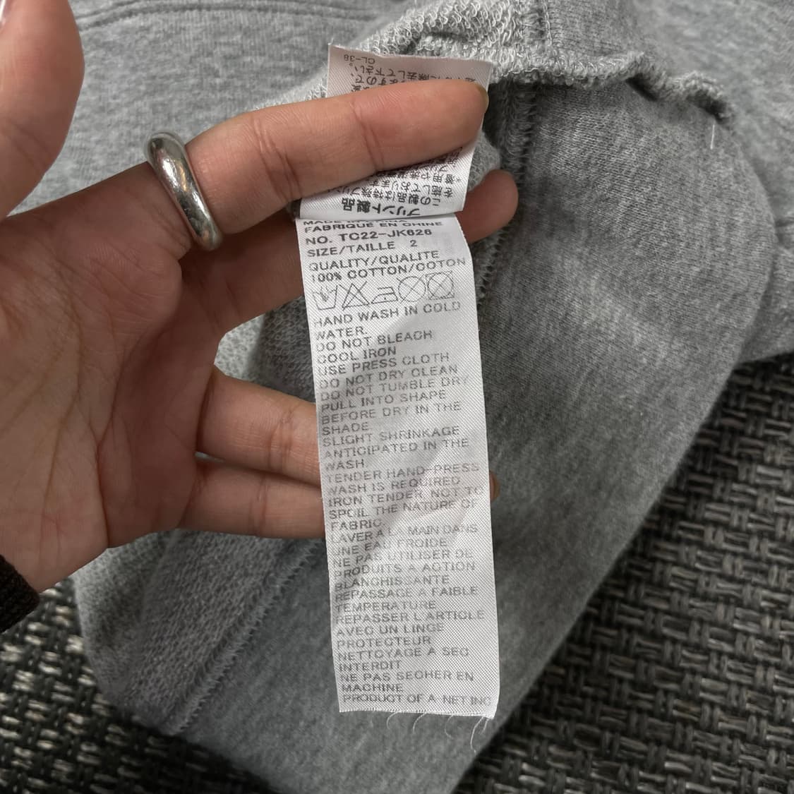 Cats 그레이 고양이 포인트 7부 티셔츠 상품이미지6