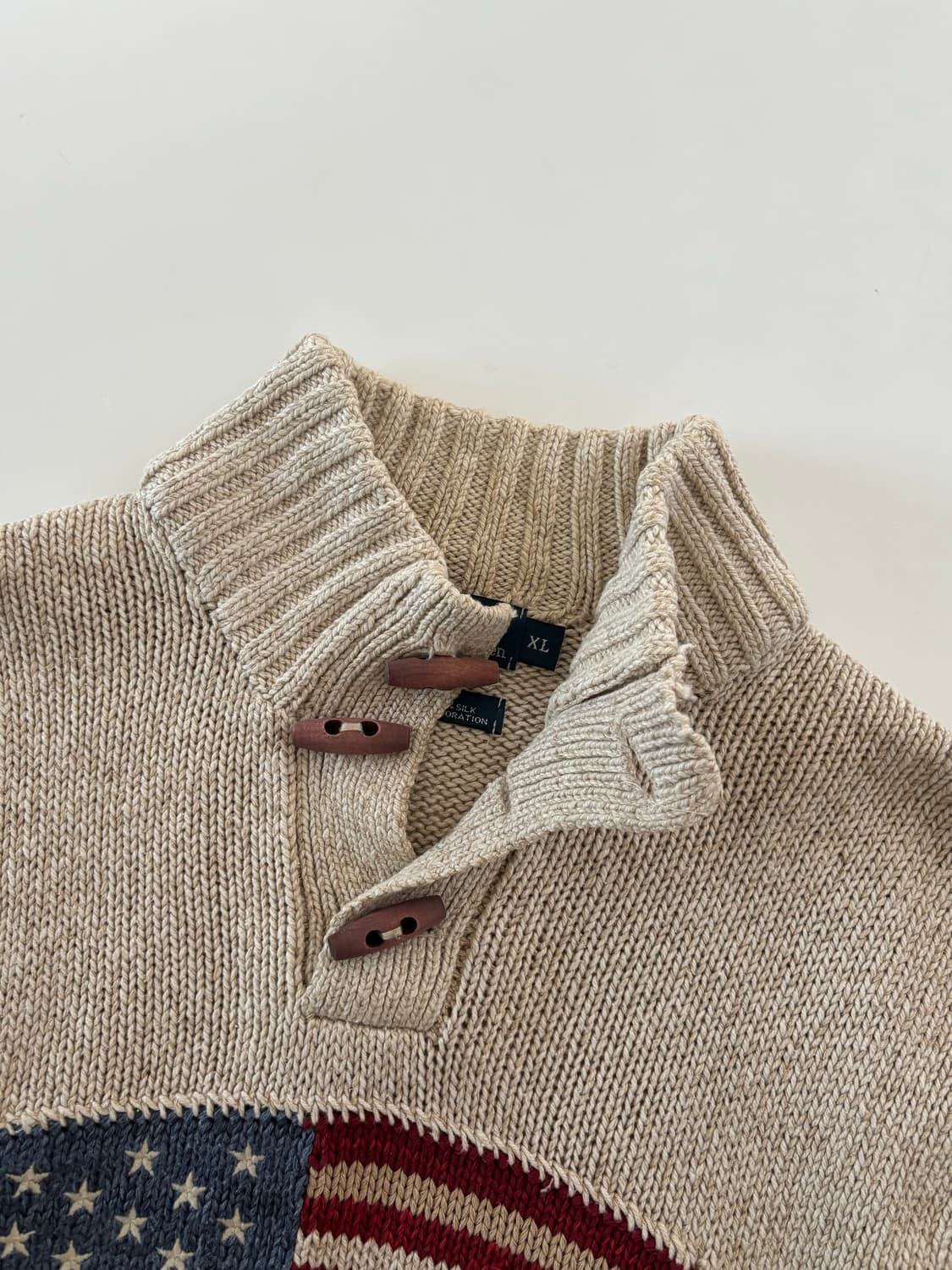 폴로랄프로렌 성조기 베이지 토글 버튼 니트 상품이미지9