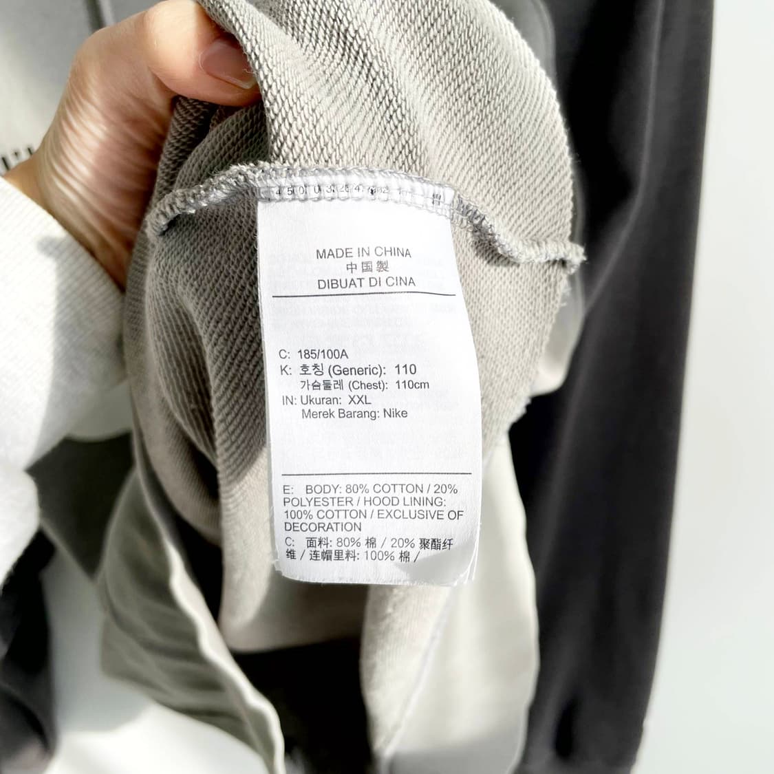 A2  나이키  스포츠웨어 스우시 풀오버 후디 110사이즈 상품이미지7