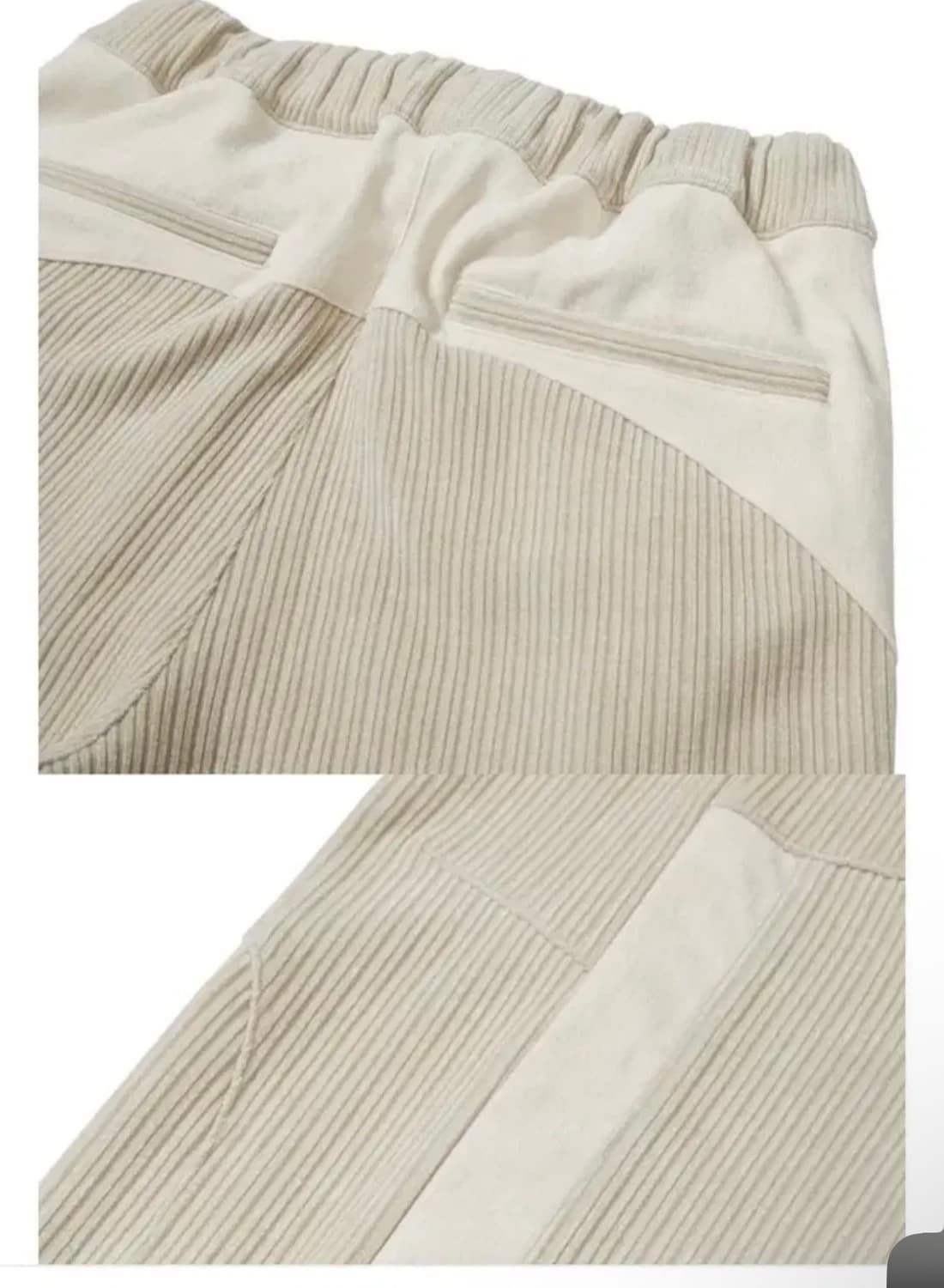 엑슬림 스웻 아이보리 팬츠 2사이즈 상품이미지3