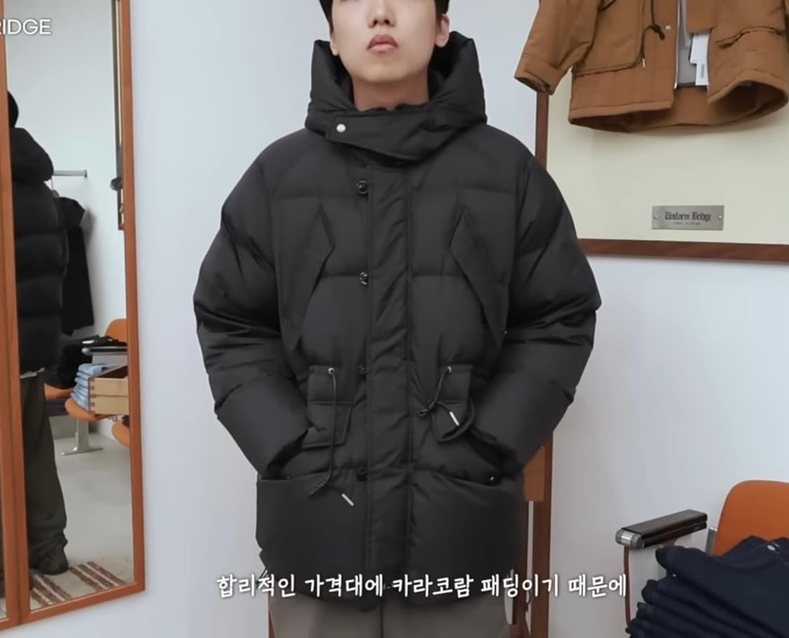 L 유니폼브릿지 쉘터 다운 파카 패딩 상품이미지1
