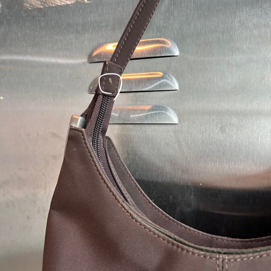 빈티지 딥브라운 숄더백 상품이미지3
