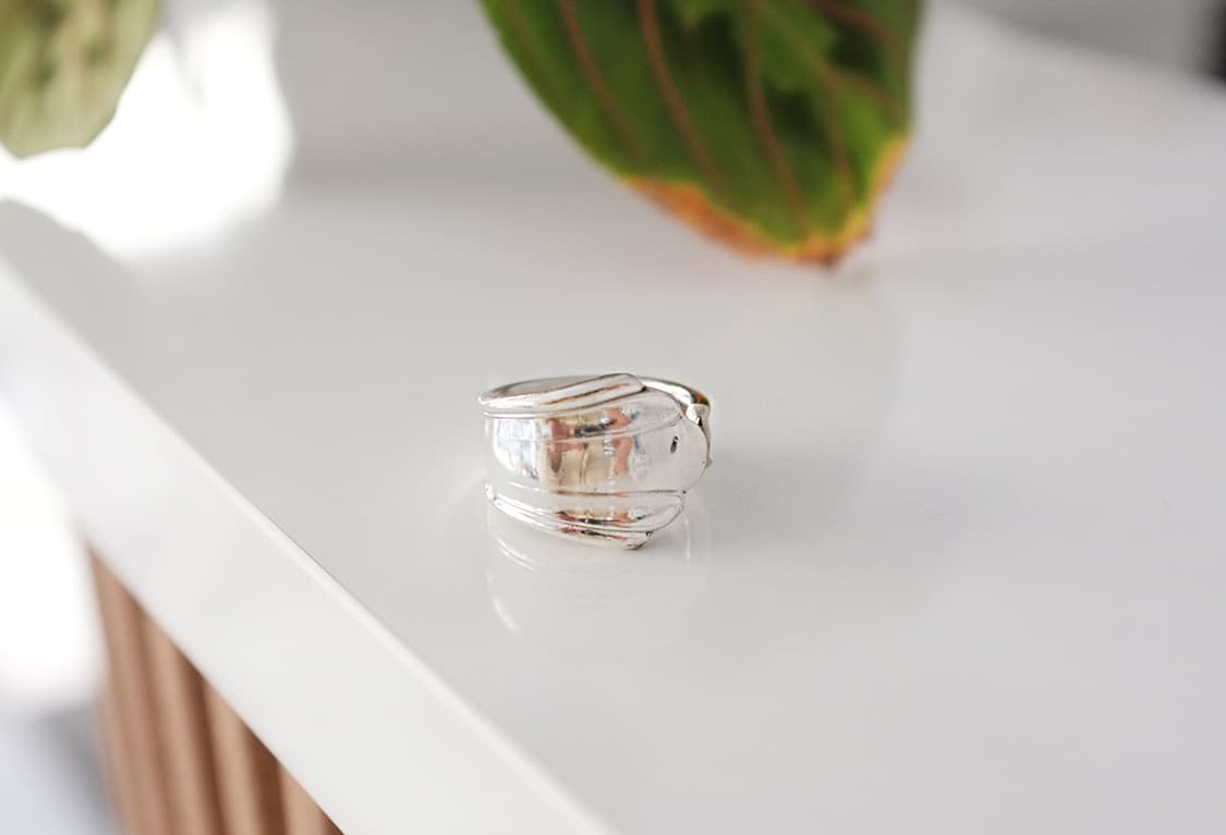 영국 약혼반지 빈티지 스푼으로 만든 빈티지 스푼링  상품이미지2