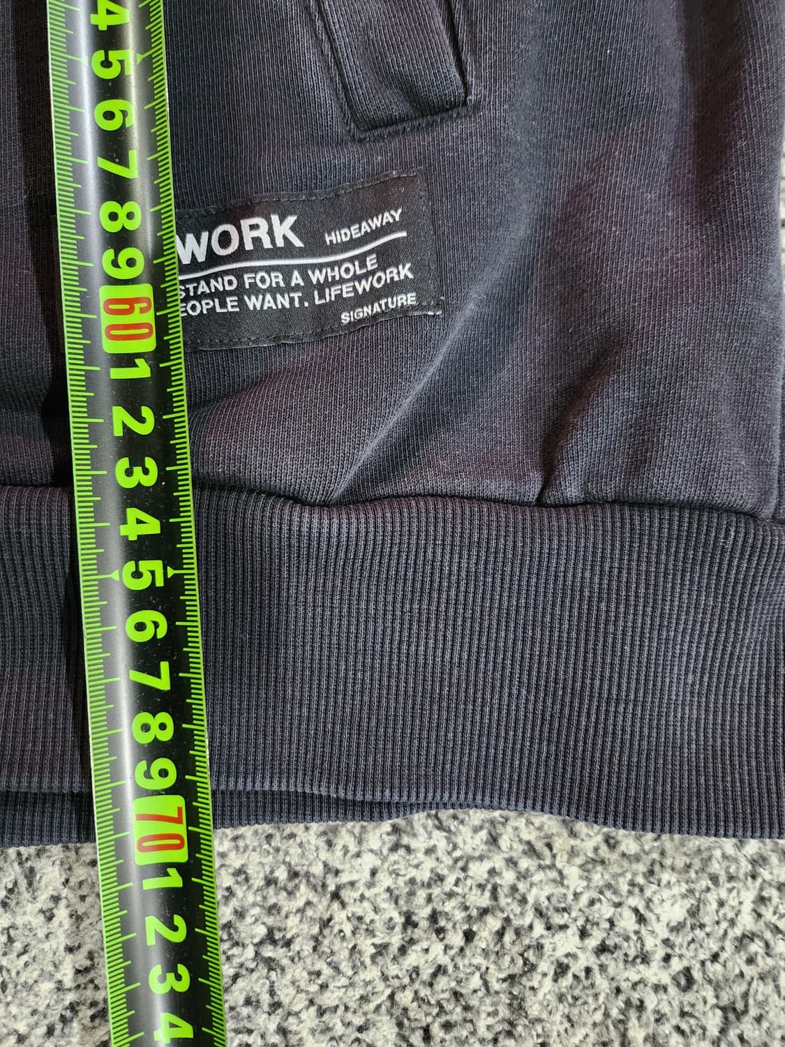 라이프워크 블랙 후드티  상품이미지10