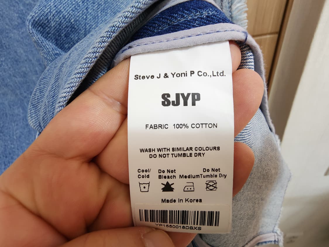 (XS)여성 SJYP 빈티지 데님자켓 상품이미지4