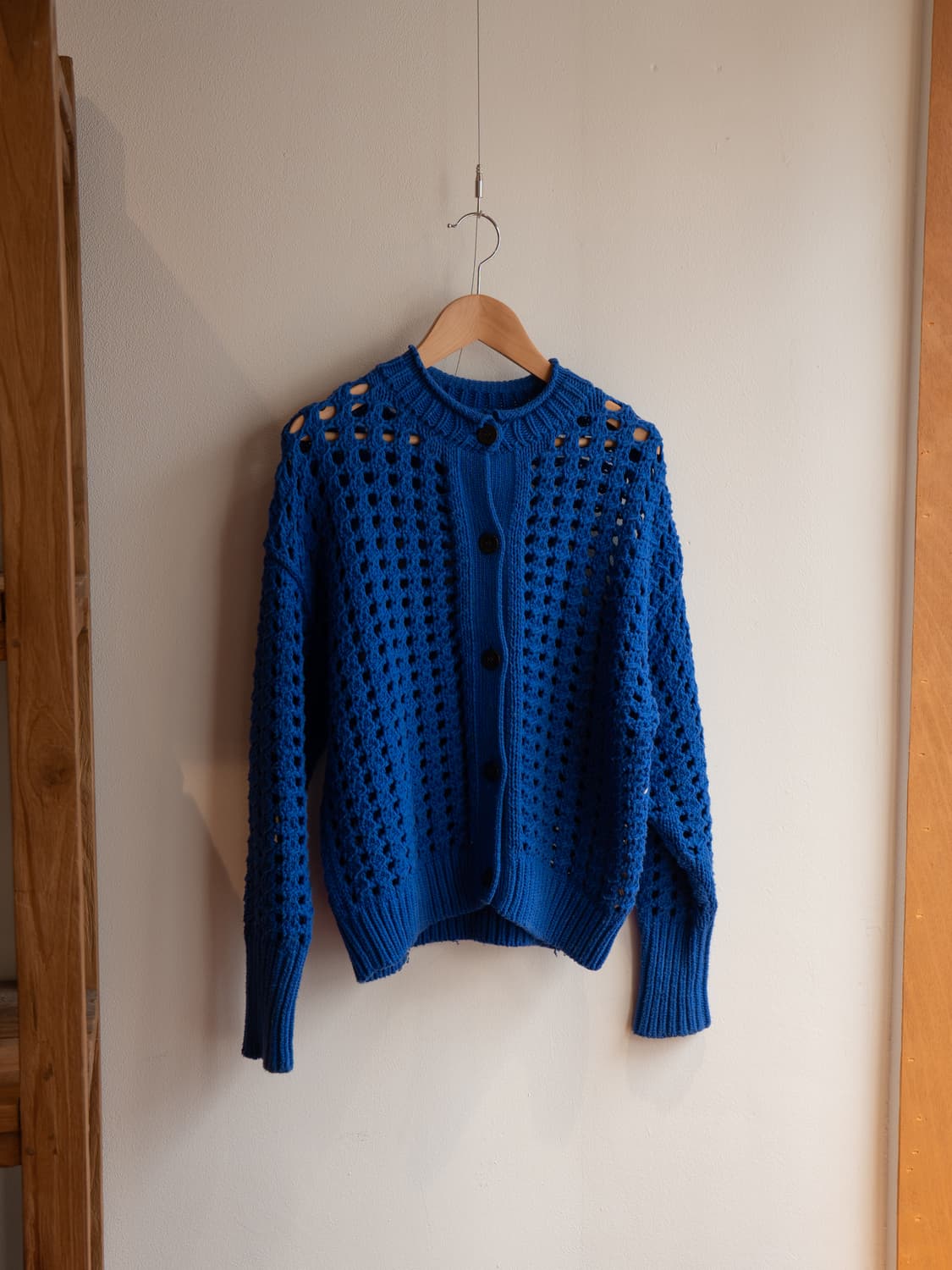 바토너 빔즈 별주 빅 메쉬 가디건 상품이미지1