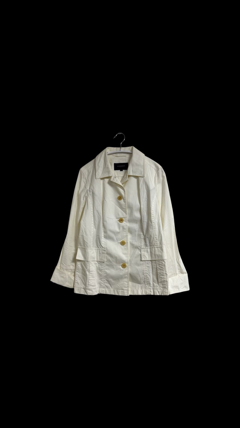 버버리 더블 화이트 자켓 상품이미지1