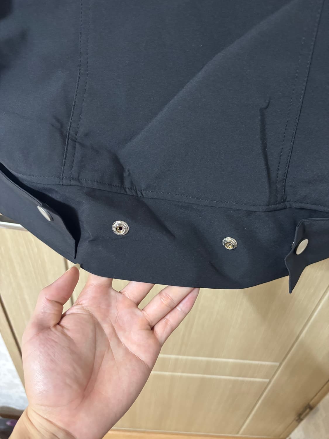 어웬드 블랙 봄버 자켓 스타일 상품이미지7