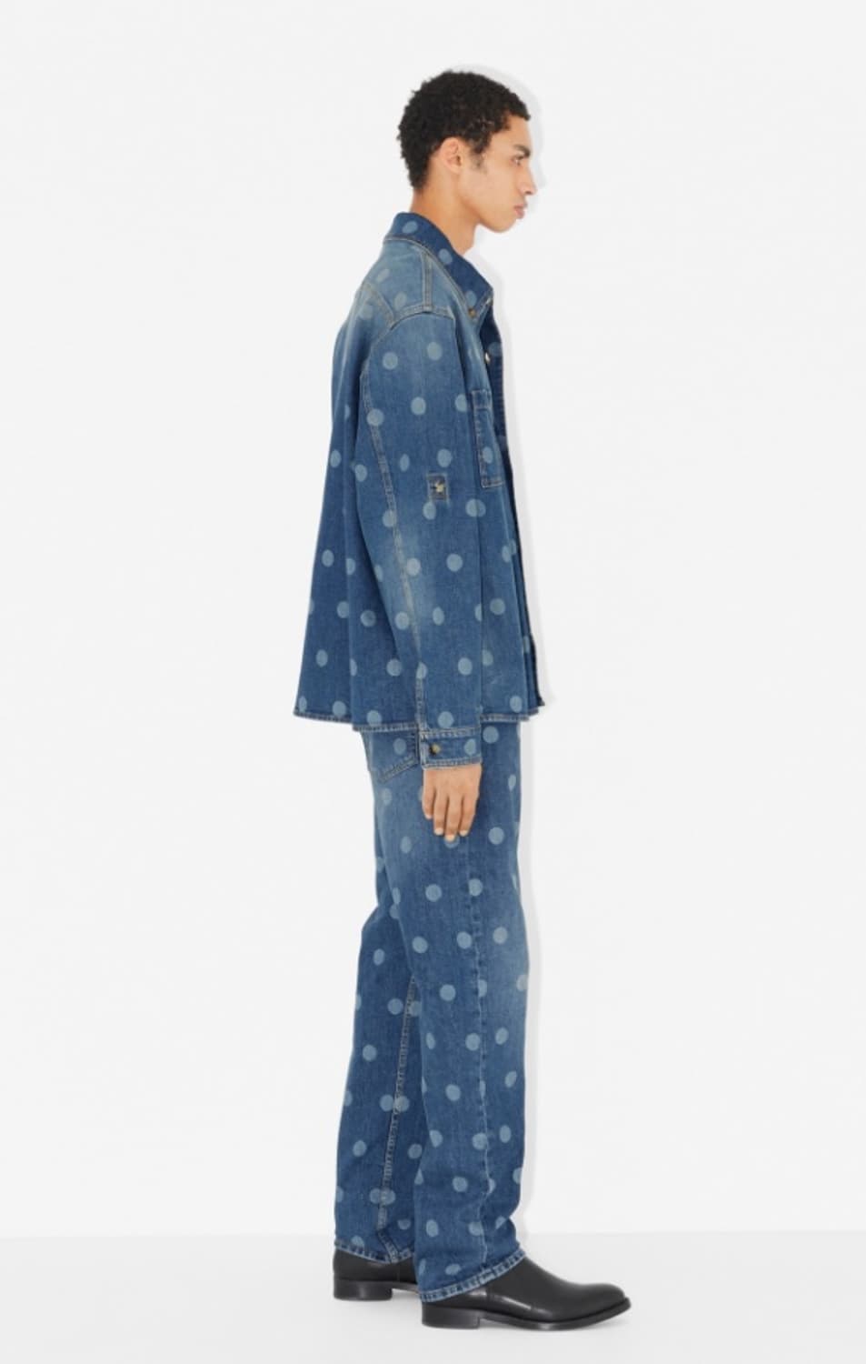 [30]버버리 스트레이트 핏 폴카 도트 진 데님팬츠 상품이미지8