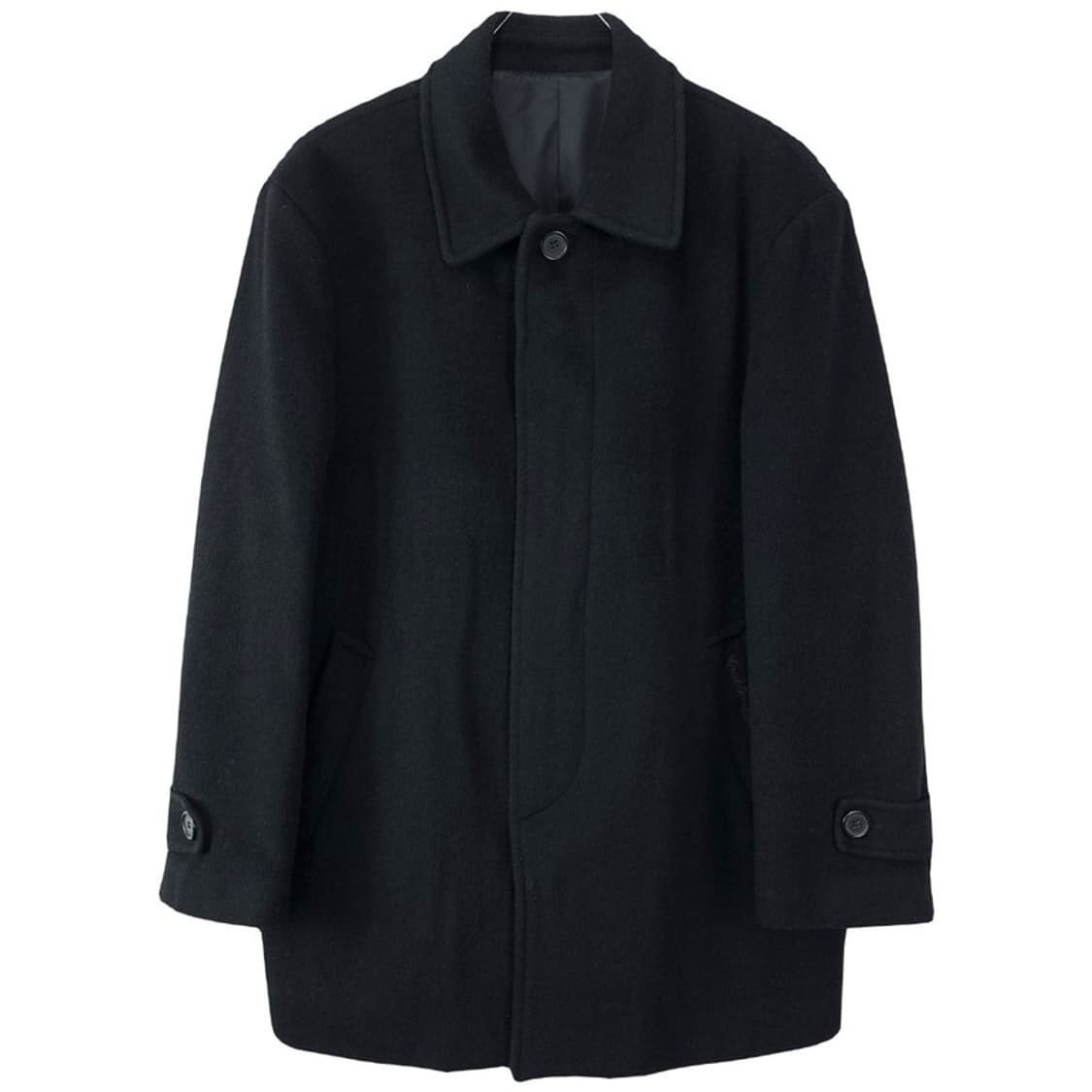 [알프레도 베르사체] 울 모직 싱글 카라 코트 P01561 상품이미지2