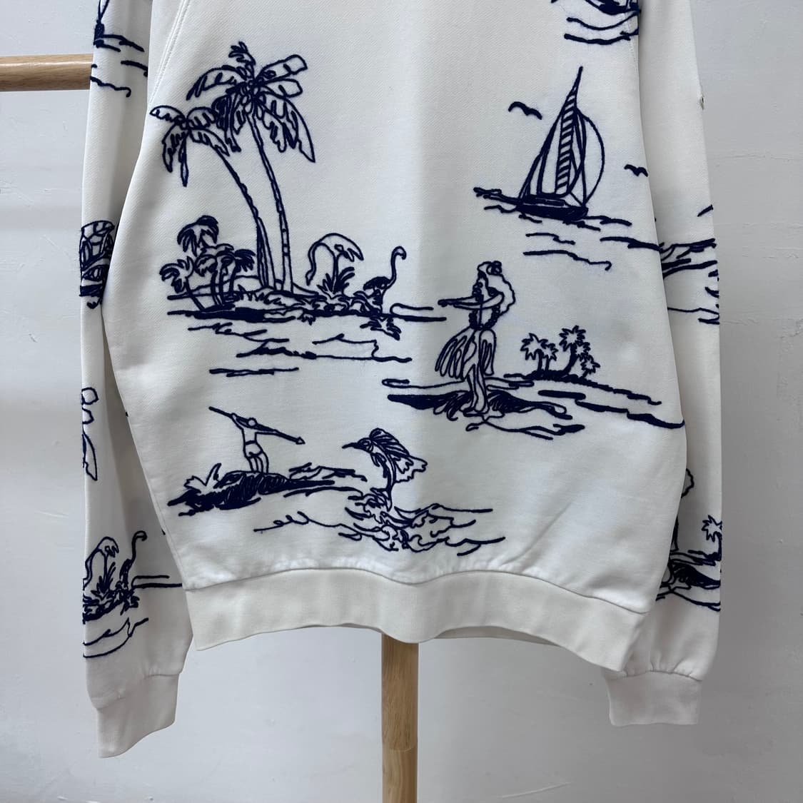 MONCLER 몽클레어 자수 맨투맨 스웻셔츠 100(XL) J26 상품이미지3