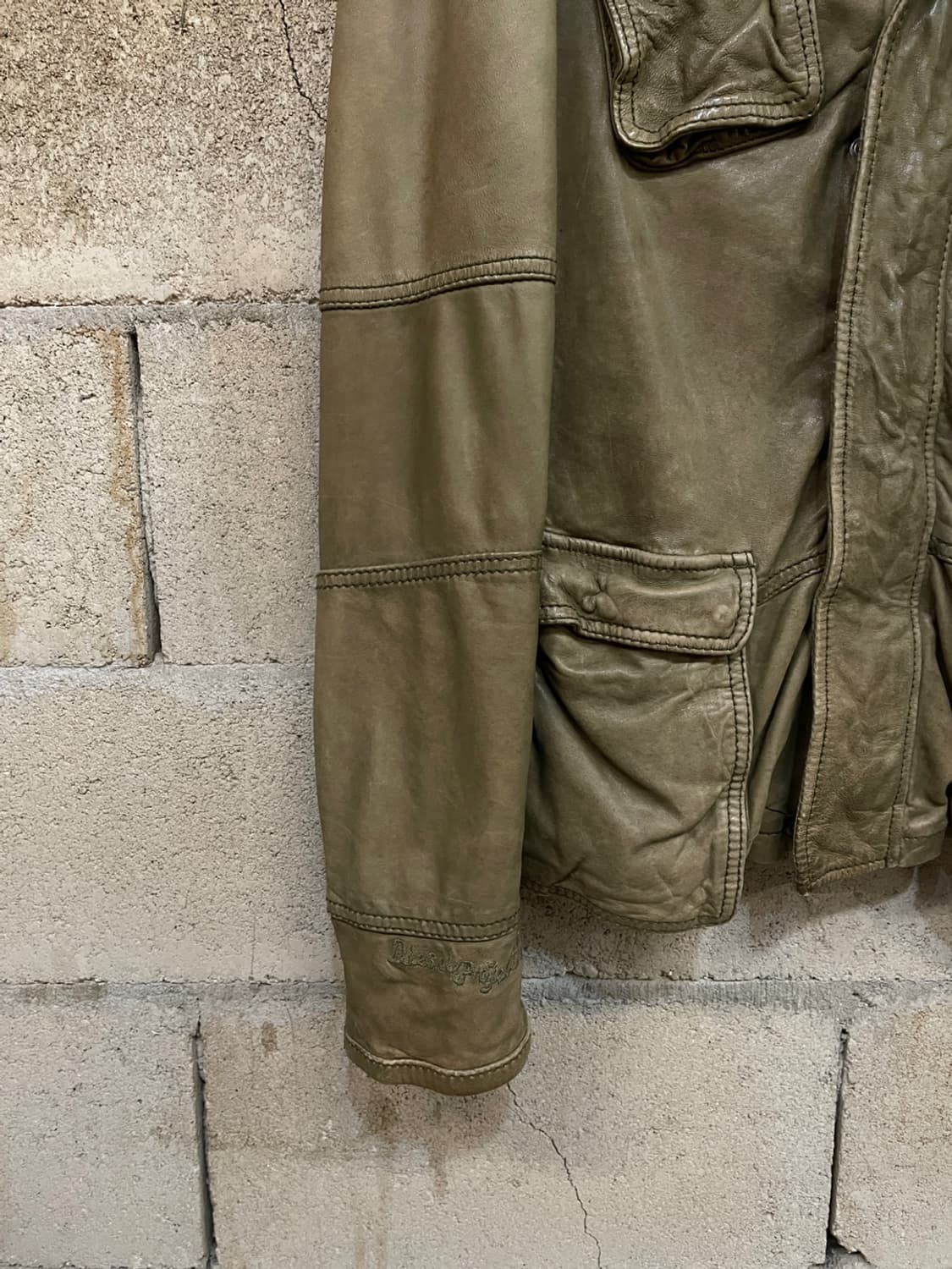 디젤 유틸리티 양가죽 자켓 상품이미지3