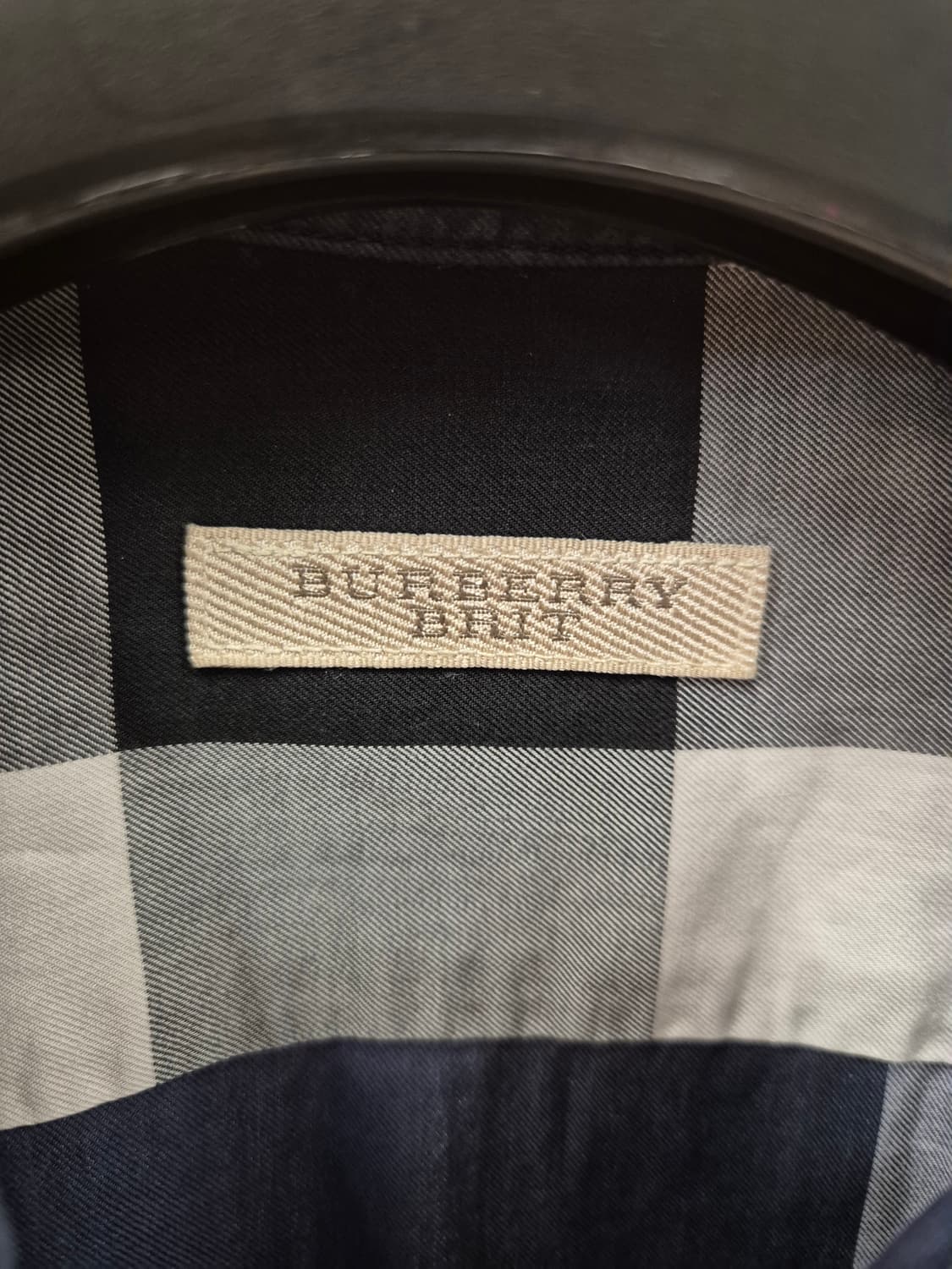 버버리남색 체크셔츠  상품이미지4